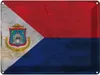 vianmo Blechschild 30x40 cm Sint Maarten Fahne Wappen Produktbild-Vorschau 1