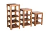 Möbilia Regal mit 2 Böden | Mango-Holz massiv | B 44 x T 44 Produktbild-Vorschau 6