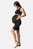 Leggings de grossesse courts Be Mammy BE-1124 (noir, L-XL) Voir les images du produit 2