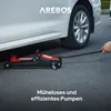 AREBOS 2T Hydraulischer Rangierwagenheber flach | Produktbild-Vorschau 5