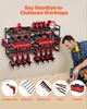 Support mural de rangement pour outils VEVOR, étagère à 4 Voir les images du produit 3