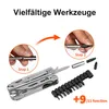 Tragbare Outdoor-Klappzange, 9 Funktionen, Edelstahl Zangen Produktbild-Vorschau 4