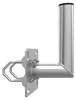 PremiumX 15cm Balkon-Ausleger ALU Geländer Rohr-Halterung Produktbild-Vorschau 1