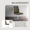 byLIVING Freischwinger Marlen-XXL-XXL 2er-Set, Metall Produktbild-Vorschau 5