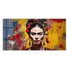 DEQOART Glasbild Echtglas 100x50 cm 'Fridas Farbvision' Produktbild-Vorschau 2