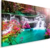 Obraz do spálne Vodopád Lesná krajina 3D 90x60cm Náhľad obrázku produktu 1