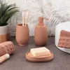 TENDANCE | Zahnbürstenbecher - Badezimmerbecher - braun - Produktbild-Vorschau 2