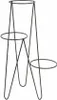 Blumenständer, Dreifaches Blumenbeet Modern Metall, Loft, Produktbild-Vorschau 1