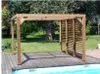 Pergola Thermauvent - Bois thermochauffé - Ventelles Voir les images du produit 2