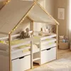 Hausbett 'Surnadal' 90 x 200 cm mit Rausfallschutz, Leiter Produktbild-Vorschau 5