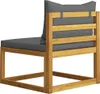 vidaXL 3-osobowa sofa ogrodowa z poduszką z litego drewna Podgląd zdjęcia produktu 23