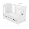 Baby-Delux Babybett Kinderbett Lia 120x60 Teddy Wippe Weiß Produktbild-Vorschau 9
