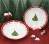 2x Vánoční vysněné servírovací mísy 1,3 l porcelánové Náhled obrázku produktu 3