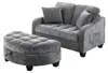 Divano letto multifunzionale 2 in 1 con pouf contenitore, Anteprima dell’immagine prodotto 13