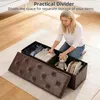 Nemora Saddle 110 - Ottomanen-Truhe 109,2x38,1x38,1 cm Produktbild-Vorschau 4