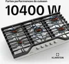 Klarstein Turbocast Plaque De Cuisson Gaz - 5 Brûleurs, Voir les images du produit 2