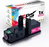 A magenta toner cartridge is shown in front of its packaging. Produktbild-Vorschau