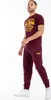 Herren T-Shirt normale Passform GRUTING Oxblood/Yellow 3XL Produktbild-Vorschau 2