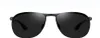 Lunettes de soleil polarisées pour hommes, noires, monture Voir les images du produit 15