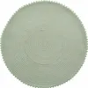 Rundes Tischset 38 cm Salbei, geflochtene Platzmatte mit Produktbild-Vorschau 2