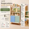 Półka na książki dla dzieci ALVIX NESTA 4 z 2 drzwiczkami, Podgląd zdjęcia produktu 4
