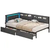 AODEMOKO Polsterbett Schlafsofa 90x200 cm mit Produktbild-Vorschau 1