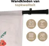 MuchoWow® Wandteppich Wandbehang Faultier - Blumen - Produktbild-Vorschau 3