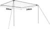 deiwo Essential Sonnensegel 4,50 x 2,4 m Wassersäule 2000mm Produktbild-Vorschau 5
