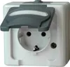 Kopp 103356006, CEE 7/3, 1 Modul(e), CEE 7/4, Grau, 250 V, Produktbild-Vorschau 2
