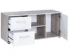 Lowboard Fernsehtisch Bente (B/H/T): 114/51/39 cm Weiß / Produktbild-Vorschau 6