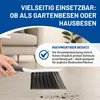 Rival Kehrgarnitur mit Lippe & gummiertem Griff stahlgrau Produktbild-Vorschau 4
