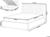 BELIANI Čalouněná postel s úložným prostorem 140 x 200 cm Náhled obrázku produktu 3