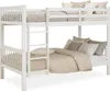 Homestyle4u Etagenbett 90x200 Kinderzimmer Hochbett mit Produktbild-Vorschau 5