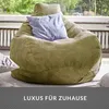 Green Bean® Sitzsack mit Rückenlehne 80x80x90cm - Gaming Produktbild-Vorschau 6