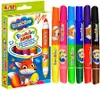 Aga BAMBINO Jumbo doppelseitige Marker 6 Stück/12 Farben Produktbild-Vorschau 3