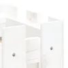 Hochbeet Lattenzaun-Design Weiß 100x30x30 cm Massivholz Produktbild-Vorschau 6