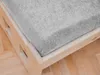 Frottee-Bettlaken für das Kinderbett Hellgrau 60x120 cm Produktbild-Vorschau 1