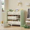 SONGMICS Spielzeugtruhe Kinderregal Kinder Bücherregal mit Produktbild-Vorschau 7