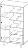 Highboard in Kaschmir NADOR-132 Produktbild-Vorschau 5