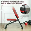 sportnow Hantelbank, Stahl, 103x65x67-98 cm, vielseitig Produktbild-Vorschau 5