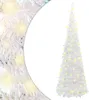 vidaXL Sapin de Noël Pop-Up Artificiel 150 LED Blanc 180 cm Voir les images du produit 8