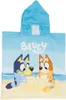 Bluey & Bingo Kinder Badeponcho 55x110 cm – Mikrofaser Produktbild-Vorschau 1