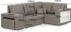 KomfortWelt24 Ecksofa mit Schlaffunktion und Bettkasten - Produktbild-Vorschau 2