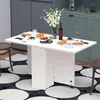 OYAJIA Klapptisch Esstisch Klappbarer Tisch mit Offenen Produktbild-Vorschau 2
