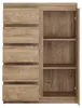 Schreibtisch mit Highboard in Eiche Nb. FORTALEZA-129, Produktbild-Vorschau 5