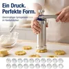 Edelstahl Gebäckpresse mit 20 Schablonen und 8 Tüclen Produktbild-Vorschau 8
