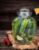5 L Gärglas mit Wasserverschluss und Glasschale – Produktbild-Vorschau 5