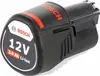 A black Bosch 12V 3.0 Ah Li-Ion battery pack is shown against a white background. Podgląd zdjęcia produktu