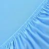 Jersey Spannbettlaken Hell blau 90-100 X 190-200 + 30 CM Produktbild-Vorschau 5