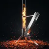 Relaxdays Feuerrohr Pelletfackel, Feuersäule Garten, Produktbild-Vorschau 3